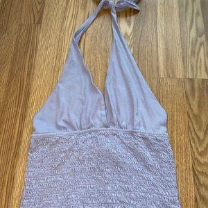Lilac halter crop top!!